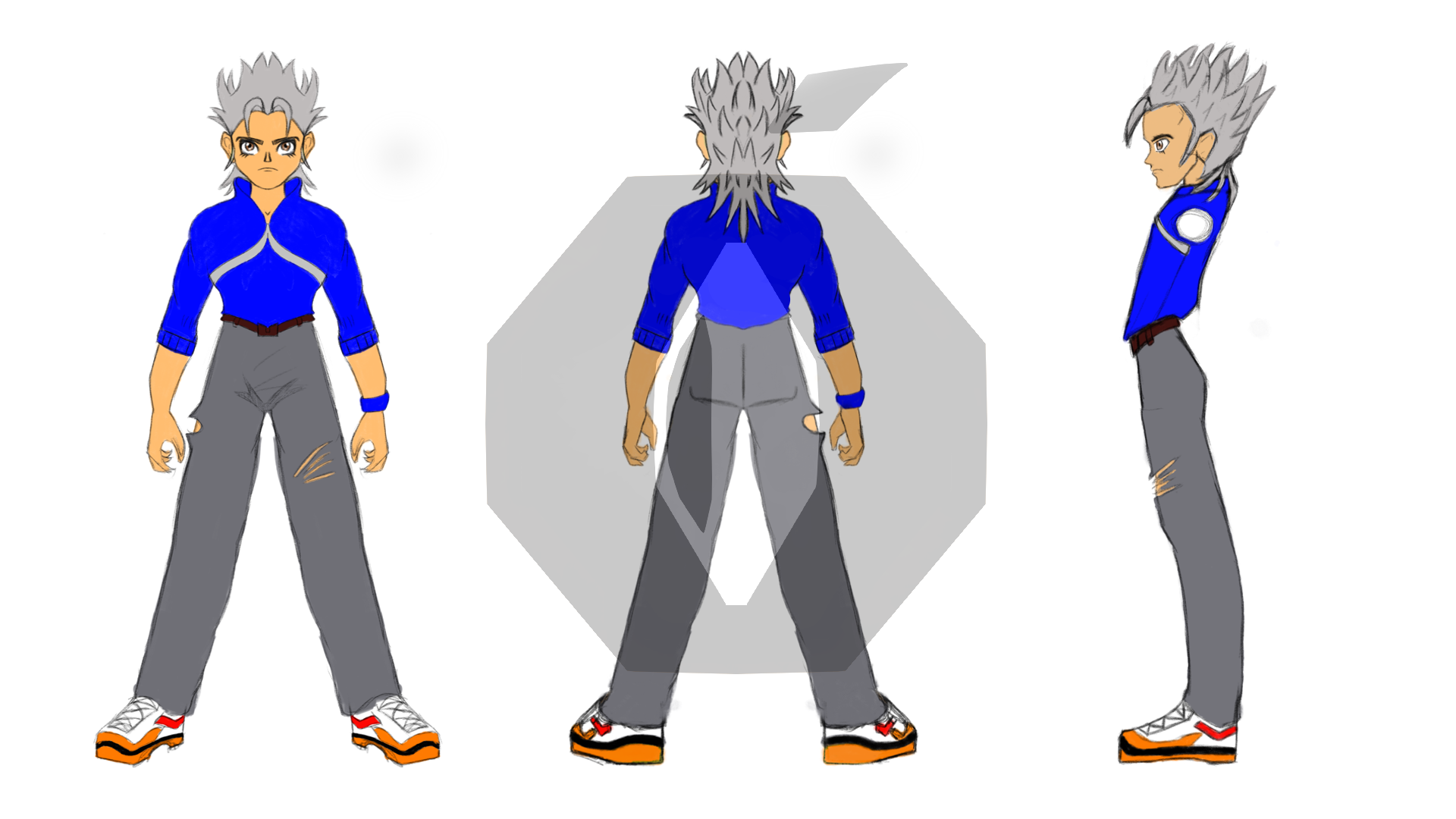 3D low poly character modeling for video games