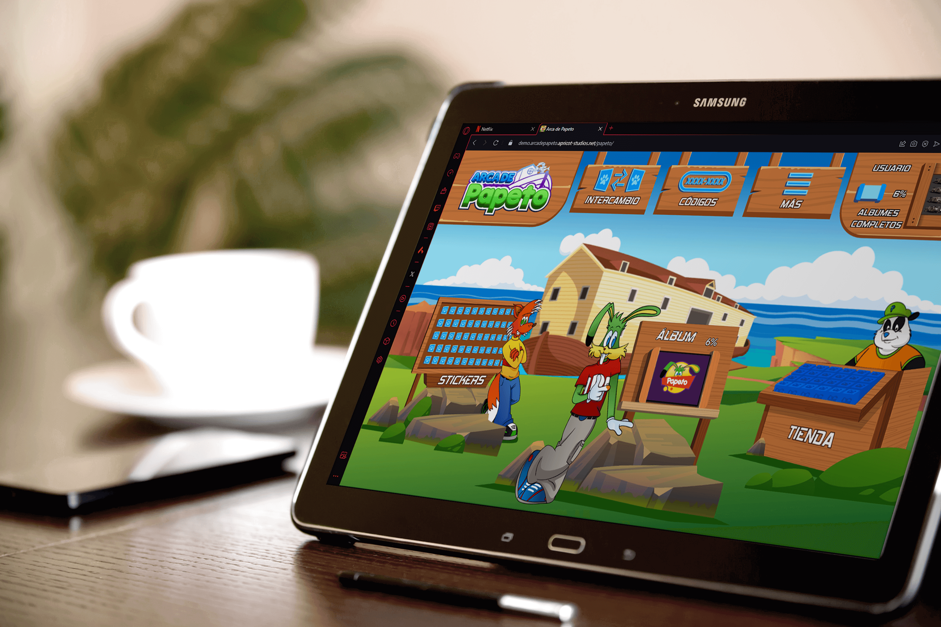 Concept art for Papeto