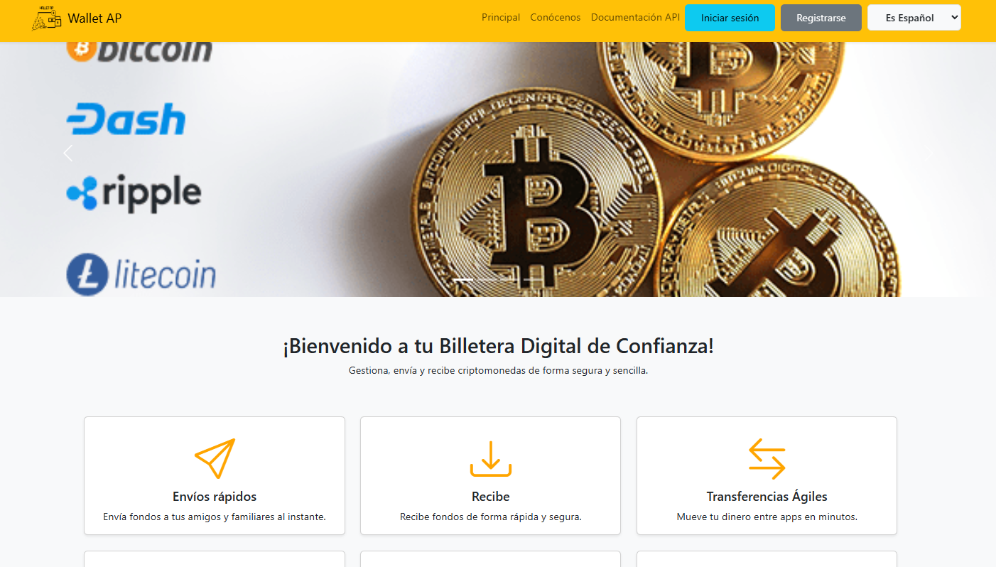 Screenshot of Wallet App